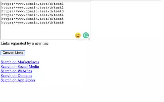 QualtyLinksConverter  from Chrome web store to be run with OffiDocs Chromium online