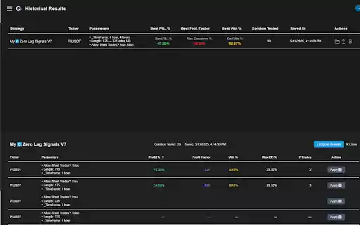 Quant Trading Strategy Optimizer  from Chrome web store to be run with OffiDocs Chromium online