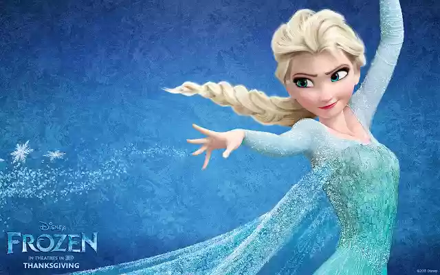 Königin Elsa von Arendelle Frozen aus dem Chrome-Webshop wird mit OffiDocs Chromium online ausgeführt