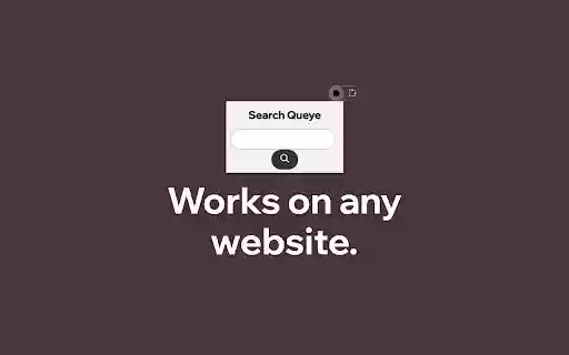 Queye  from Chrome web store to be run with OffiDocs Chromium online