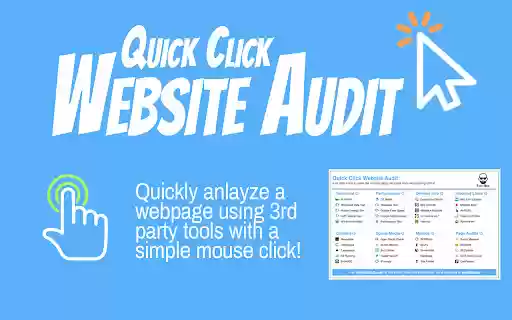 Quick Click Website Audit  from Chrome web store to be run with OffiDocs Chromium online