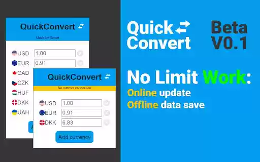 Quick Convert  from Chrome web store to be run with OffiDocs Chromium online
