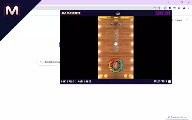 Quick Dice Roller Game Runs Offline  from Chrome web store to be run with OffiDocs Chromium online