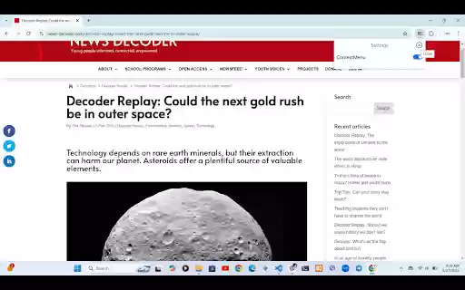 Quick Dictionary Lookup  from Chrome web store to be run with OffiDocs Chromium online