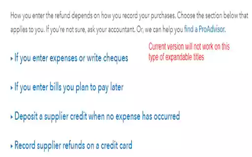 QuickExpand for qbo articles  from Chrome web store to be run with OffiDocs Chromium online