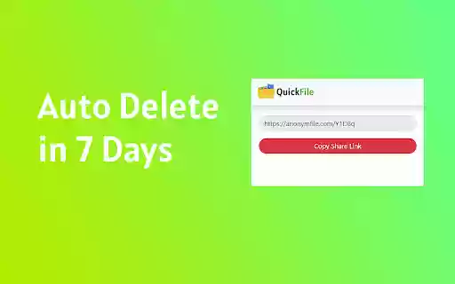 QuickFile Temp  Anonymous File Share  from Chrome web store to be run with OffiDocs Chromium online