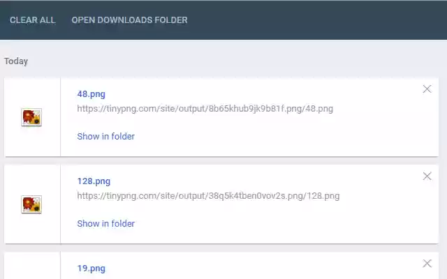 QuickGoDownloads  from Chrome web store to be run with OffiDocs Chromium online