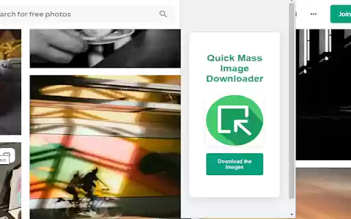 Quick Mass Image Downloader  from Chrome web store to be run with OffiDocs Chromium online