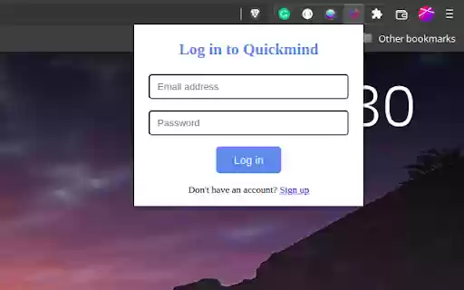 Quickmind: An Assistant on Steroids  from Chrome web store to be run with OffiDocs Chromium online