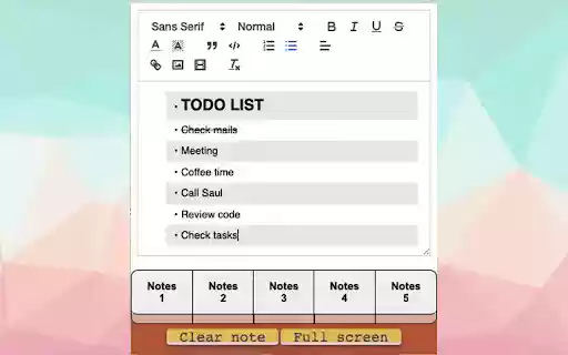 QuickNotes Pro  from Chrome web store to be run with OffiDocs Chromium online