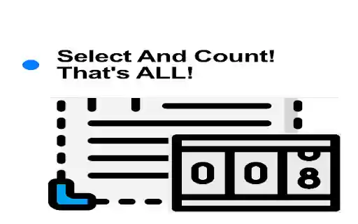 QuickSelectedtextCounter  from Chrome web store to be run with OffiDocs Chromium online