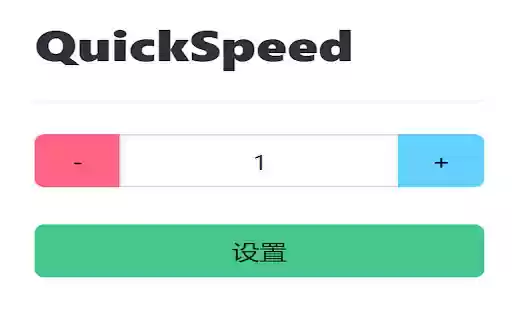 QuickSpeed  from Chrome web store to be run with OffiDocs Chromium online