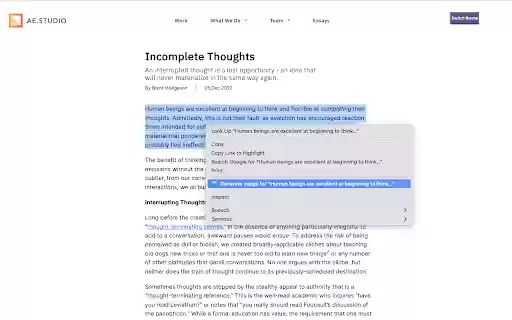 Quick Text to Image  from Chrome web store to be run with OffiDocs Chromium online