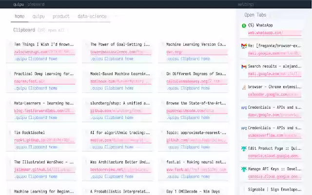 Quipu  from Chrome web store to be run with OffiDocs Chromium online