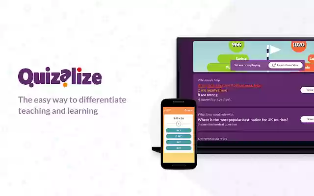 Quizalize for Teachers from Chrome web store to be run with OffiDocs Chromium online Quizalize for Teachers from Chrome web store to be run with OffiDocs Chromium online