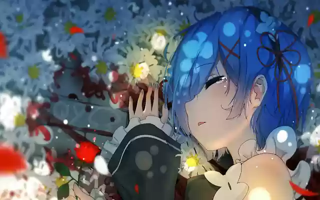 "Sleeping Rem" Theme for 1366x768 users  from Chrome web store to be run with OffiDocs Chromium online