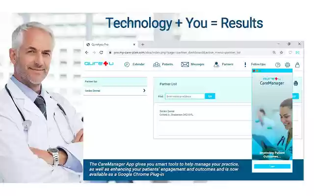 Qure4u CareManager from Chrome web store to be run with OffiDocs Chromium online Qure4u CareManager from Chrome web store to be run with OffiDocs Chromium online