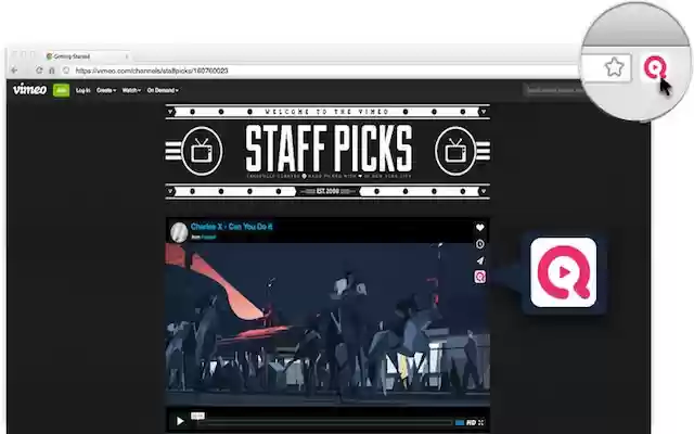 QwipIn Say It With Video!  from Chrome web store to be run with OffiDocs Chromium online