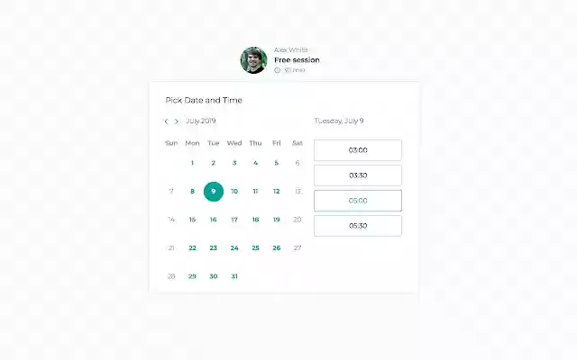 Qwoach: free scheduling software for coaches  from Chrome web store to be run with OffiDocs Chromium online