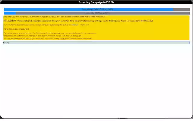 R20Exporter  from Chrome web store to be run with OffiDocs Chromium online