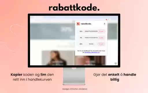 Rabattkode  from Chrome web store to be run with OffiDocs Chromium online
