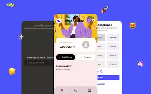 Radiance Lightlink wallet.  from Chrome web store to be run with OffiDocs Chromium online