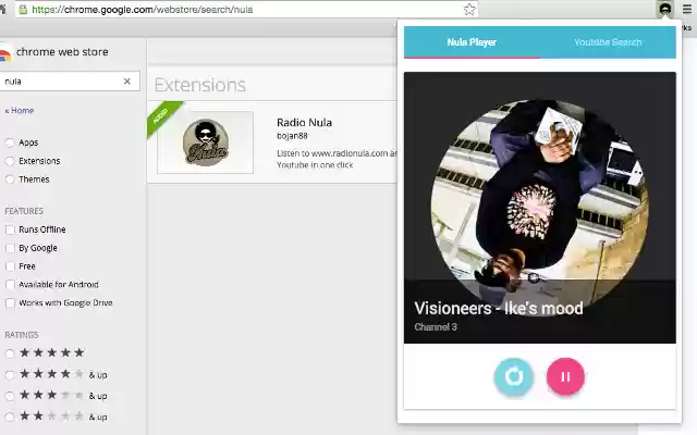 Radio Nula from Chrome web store to be run with OffiDocs Chromium online Radio Nula from Chrome web store to be run with OffiDocs Chromium online