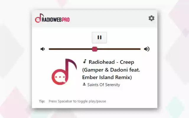 Radio Web Pro  from Chrome web store to be run with OffiDocs Chromium online
