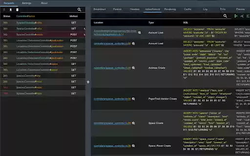 Rails Spotlight  from Chrome web store to be run with OffiDocs Chromium online