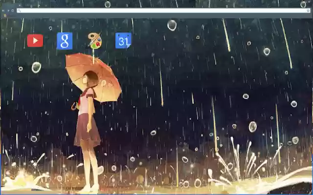 Raining  from Chrome web store to be run with OffiDocs Chromium online