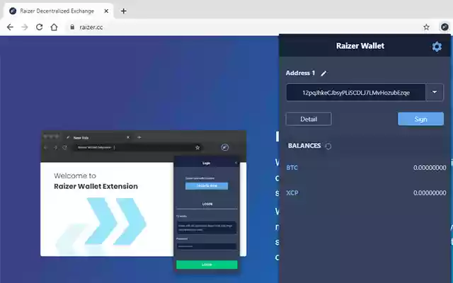 Raizer Wallet from Chrome web store to be run with OffiDocs Chromium online Raizer Wallet from Chrome web store to be run with OffiDocs Chromium online