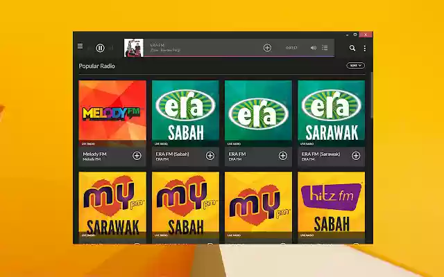 Raku | Radio Malaysia da Chrome Web Store será executado com OffiDocs Chromium online