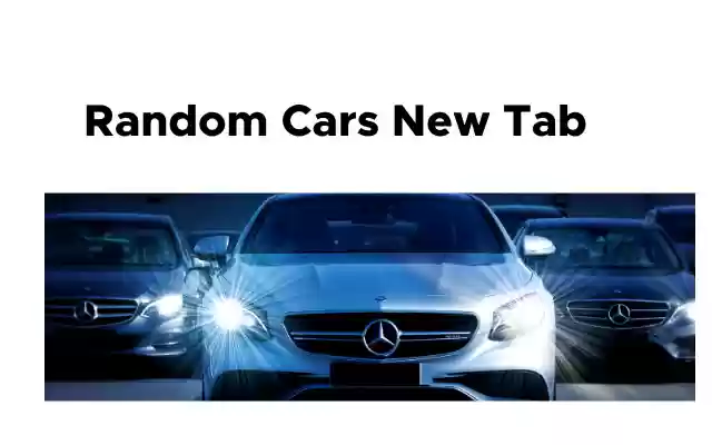Randome cars New Tab  from Chrome web store to be run with OffiDocs Chromium online