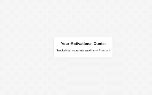 Random Hindi Quote Extension  from Chrome web store to be run with OffiDocs Chromium online
