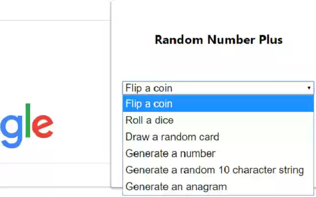 Random Number Plus de la tienda web de Chrome se ejecutará con OffiDocs Chromium en línea