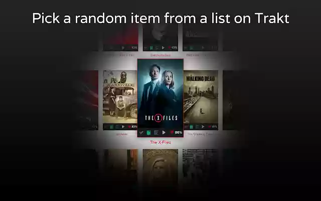 RandomTV for Trakt from Chrome web store to be run with OffiDocs Chromium online RandomTV for Trakt from Chrome web store to be run with OffiDocs Chromium online