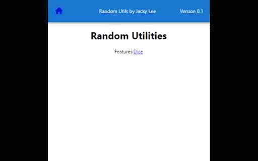 Random Utils  from Chrome web store to be run with OffiDocs Chromium online