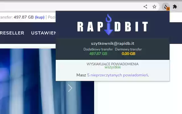 RapidBit  from Chrome web store to be run with OffiDocs Chromium online