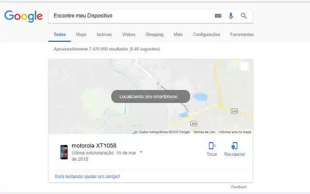 RastrearCelular  from Chrome web store to be run with OffiDocs Chromium online