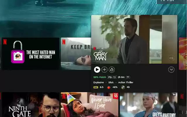 Rateflix  from Chrome web store to be run with OffiDocs Chromium online