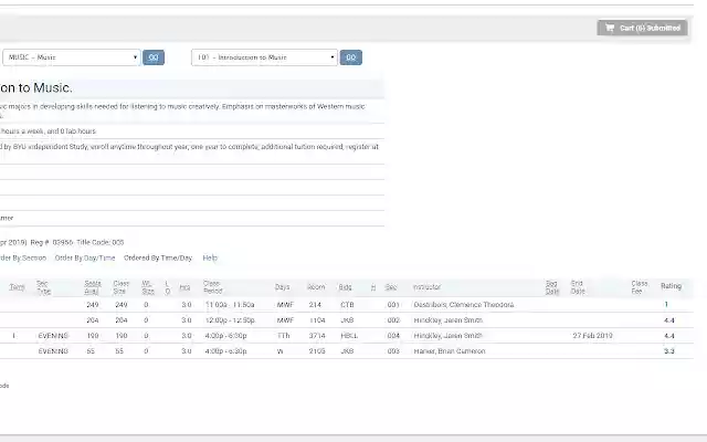 Rate My BYU Professors  from Chrome web store to be run with OffiDocs Chromium online