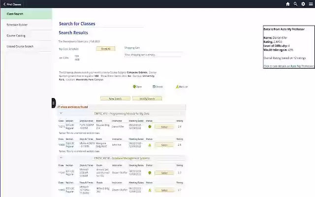 Rate My Professor Penn State from Chrome web store to be run with OffiDocs Chromium online Rate My Professor Penn State from Chrome web store to be run with OffiDocs Chromium online