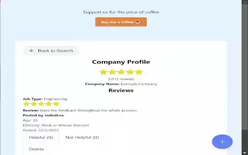 Rate My Recruiter  from Chrome web store to be run with OffiDocs Chromium online