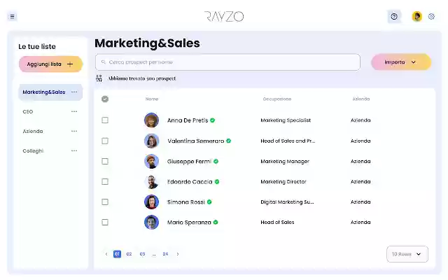 RAYZO  from Chrome web store to be run with OffiDocs Chromium online