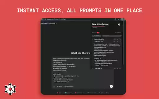 RCP (Right Click Prompt): AI Prompt Manager from Chrome web store to be run with OffiDocs Chromium online RCP (Right Click Prompt): AI Prompt Manager from Chrome web store to be run with OffiDocs Chromium online