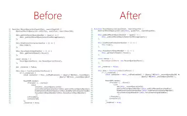 React JSX support in TFS  from Chrome web store to be run with OffiDocs Chromium online
