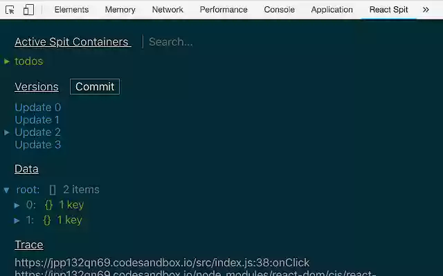 React Spit  from Chrome web store to be run with OffiDocs Chromium online