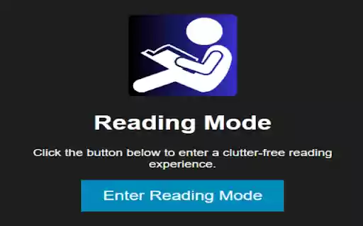Reading Mode  from Chrome web store to be run with OffiDocs Chromium online