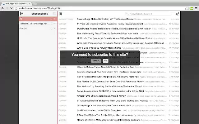 Read Later  from Chrome web store to be run with OffiDocs Chromium online