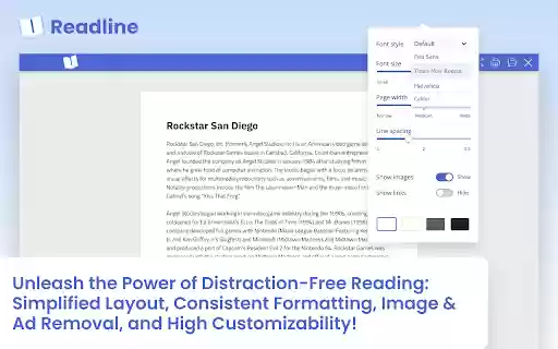 Read Line  from Chrome web store to be run with OffiDocs Chromium online
